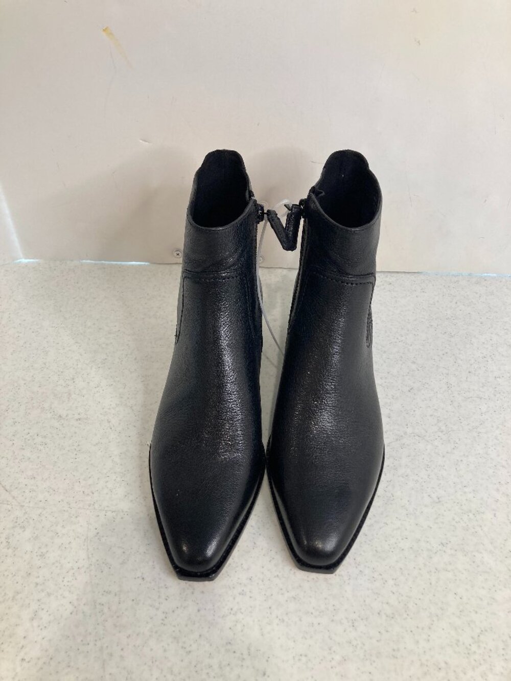 COLE HAAN NAIA BLACK LEATHER ANKLE BOOTS SIZE 8.5 NEW
